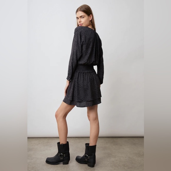 Rails Jasmine Dress Spotted Slate XS - Picture 4 of 5